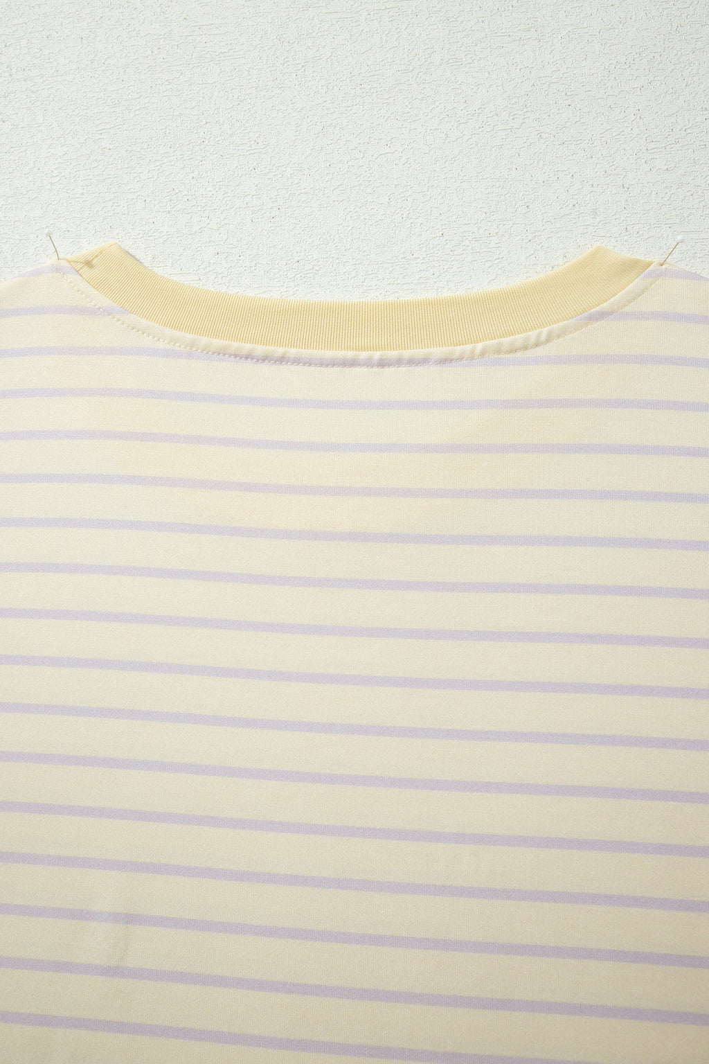 Yellow Stripe Relaxed Tee Drawstring Shorts 2pcs Outfit