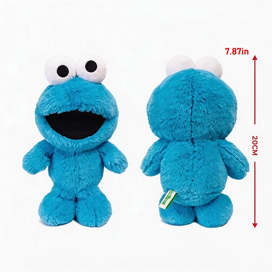 20cm Classic Sesame Street Plush Toy Stuffed Toy Big Bird Elmo Cookie Monster Oscar Official Licensed Soft Doll Lovely Gift
