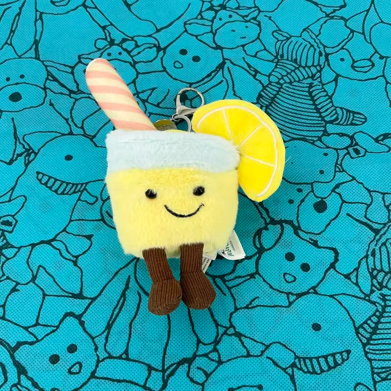 New UK Limited Edition Tea Bag Marshmallows Cartoon Doll Cat Interactive Toy Pet Girl Gift Graduation Season Gift Keychain