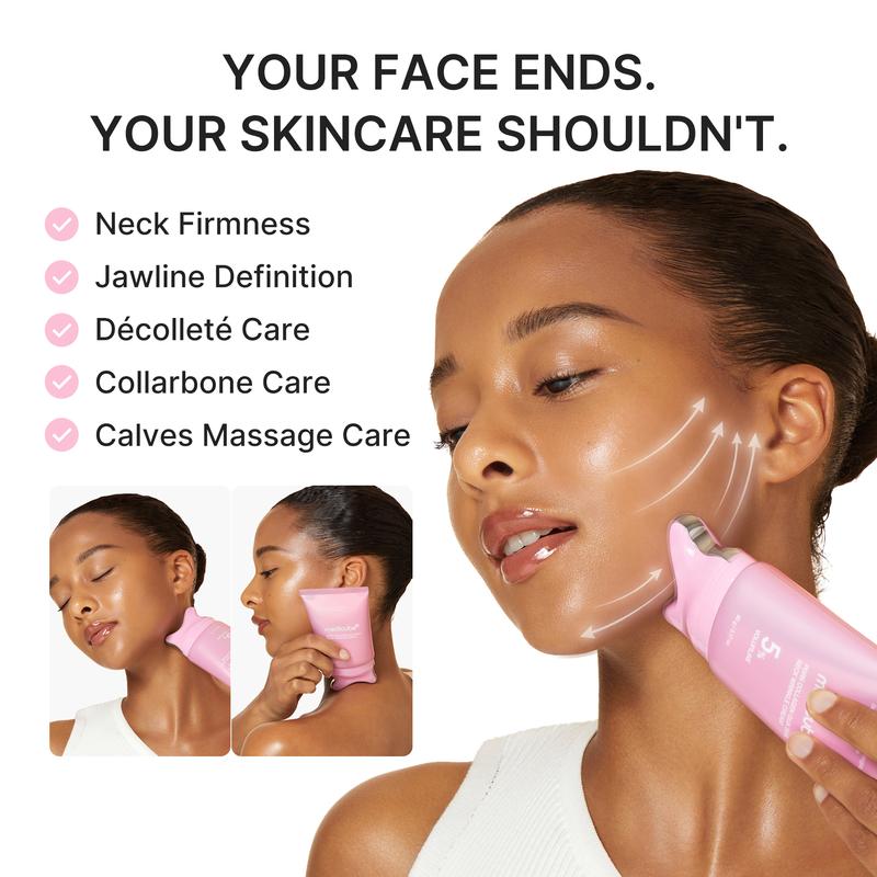 Medicube [NEW] PDRN Collagen Gua Sha for Fine Lines, Jawline, Neck, Décolleté Cream 90g | Anti-Aging Neck Firming Cream with Volufiline 5% & Built-In Gua Sha Applicator for Wrinkles, Tightening & Sculpted Décolleté