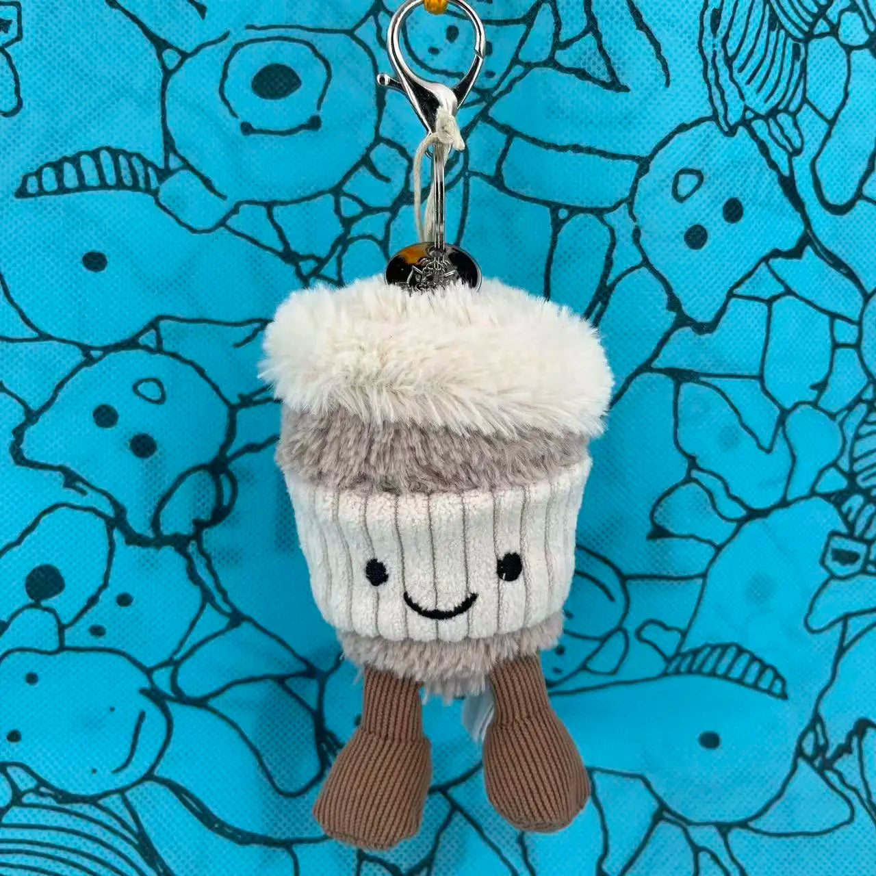 New UK Limited Edition Tea Bag Marshmallows Cartoon Doll Cat Interactive Toy Pet Girl Gift Graduation Season Gift Keychain