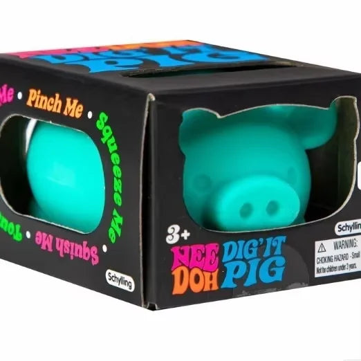 NeeDoh Little Pig Blind Box Series Desktop Ornament Stress Relief Toys Suitable For People Under Pressure Fun Soft Stress Ball