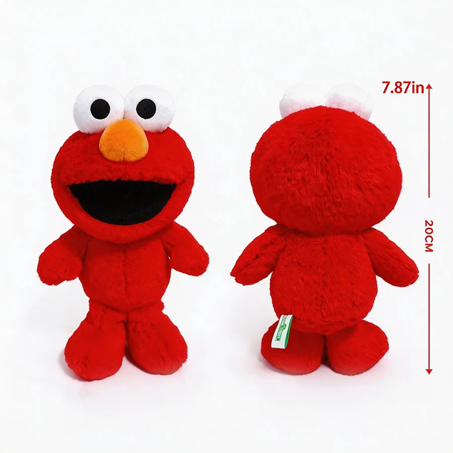 20cm Classic Sesame Street Plush Toy Stuffed Toy Big Bird Elmo Cookie Monster Oscar Official Licensed Soft Doll Lovely Gift