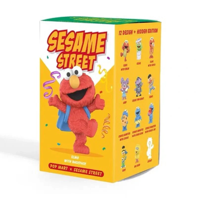 POP MART Sesame Street Basics Genuine Blind Box Mystery Box Guess Bag Toys Doll Cute Anime Figure Desktop