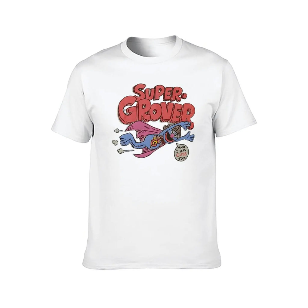 Super Grover And I'm Cute Too T-Shirt man graphic t shirt t shirt personalised T-Shirt
