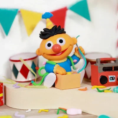 POP MART Sesame Street Party Series Blind Box Toys Kawaii Anime Action Figure Surprise Genuine Original Mystery Box Girls Gift