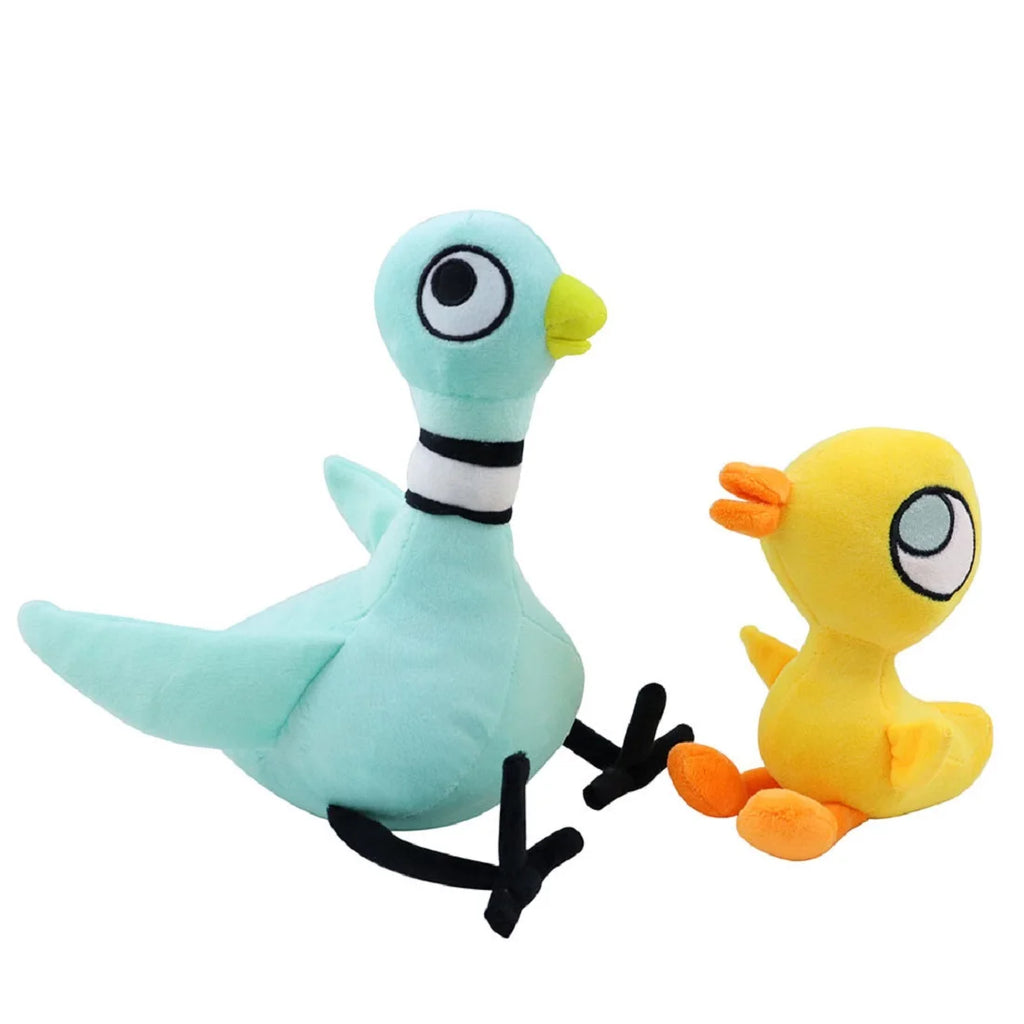 HOT Big Eyed Chicken Blue Pigeon Kawaii Plush Toys Anime Cartoon&Cute Plush Doll Throw Pillow Birthday Gift for Kids Friends Boy