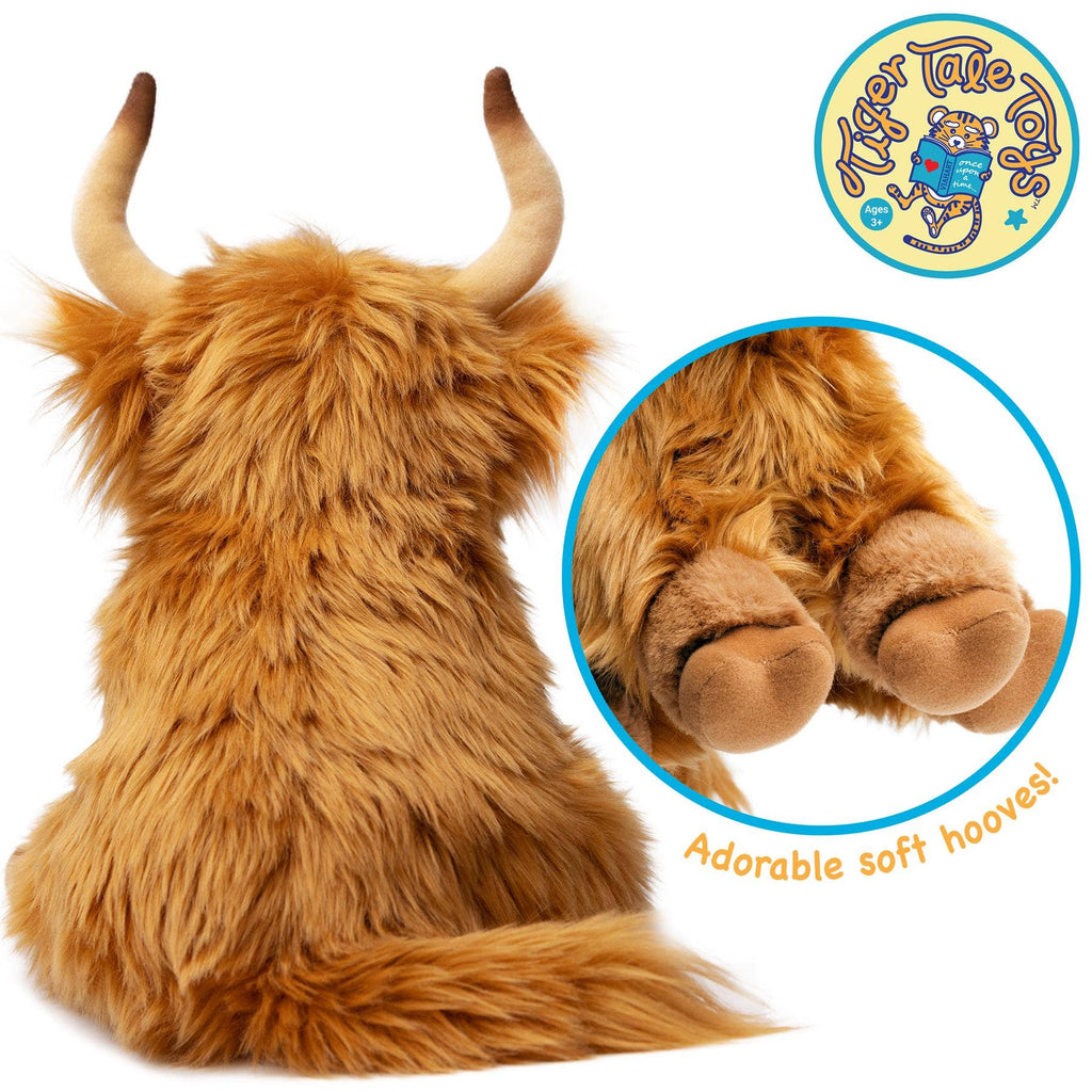 Henley the Scottish Highland Cow 11" Plush — Western Farm Friend