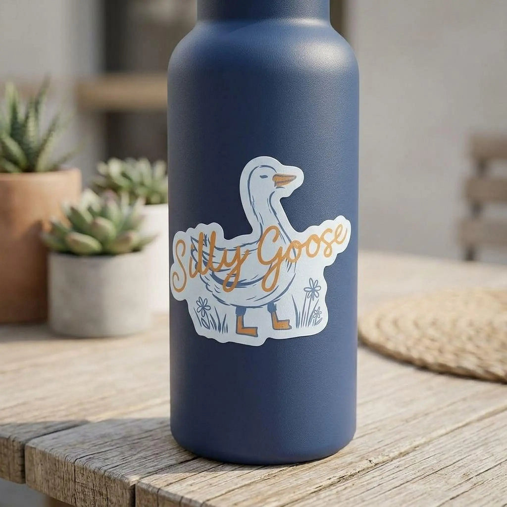 Silly Goose Vinyl Sticker