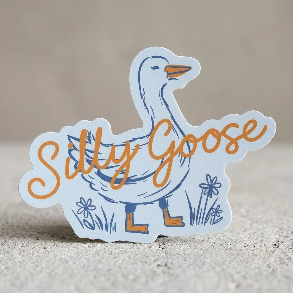 Silly Goose Vinyl Sticker