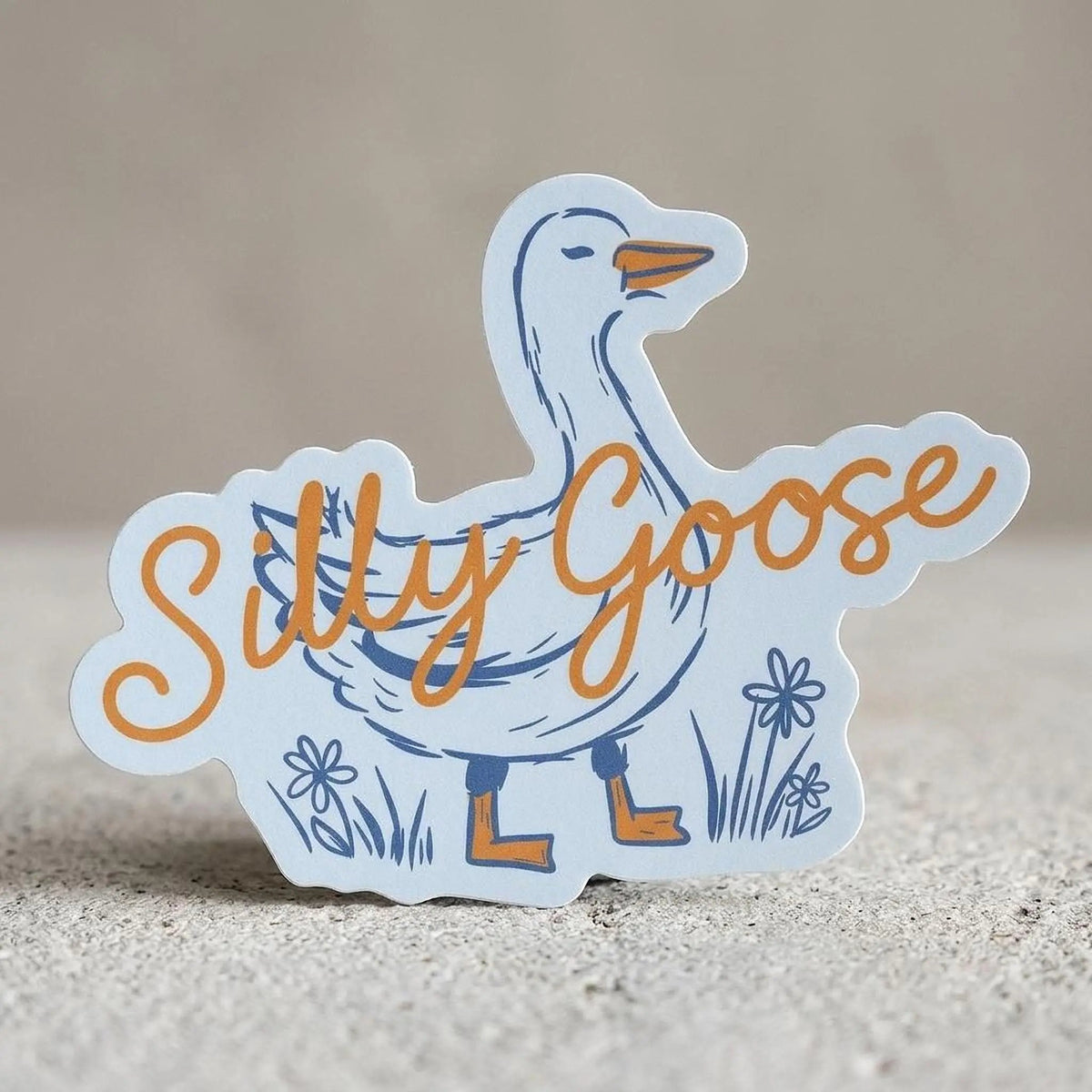 Silly Goose Vinyl Sticker