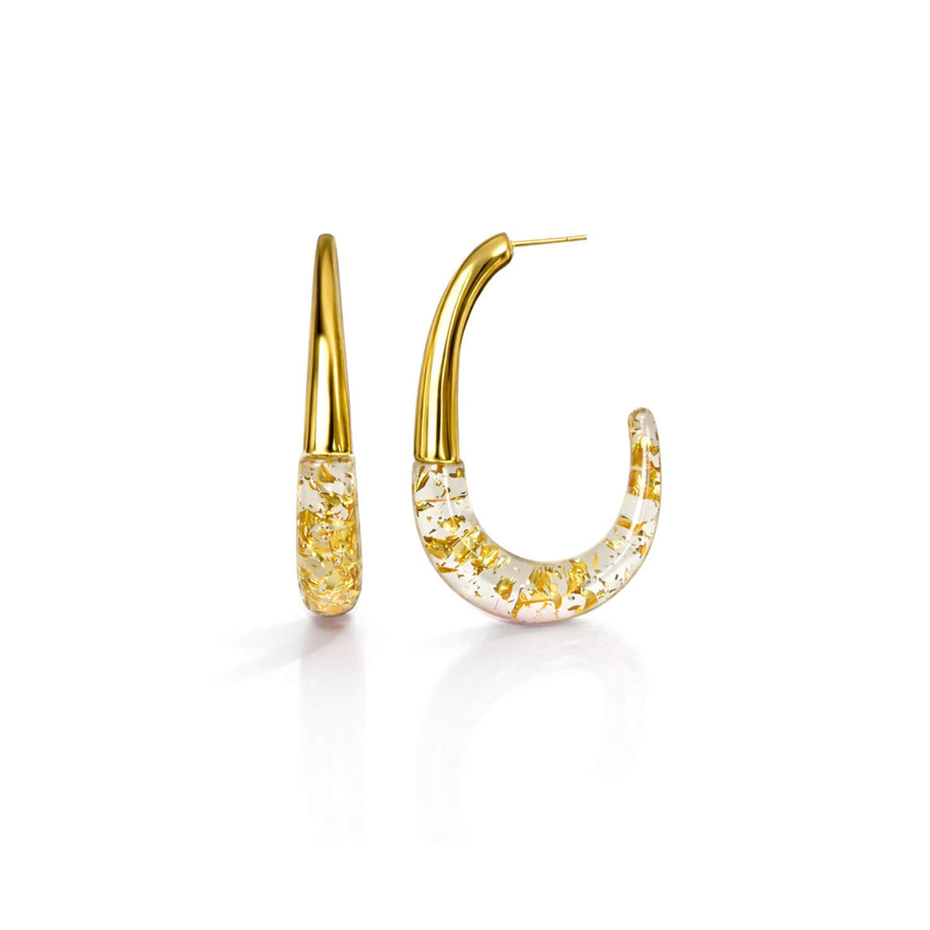 J Hoop Earrings