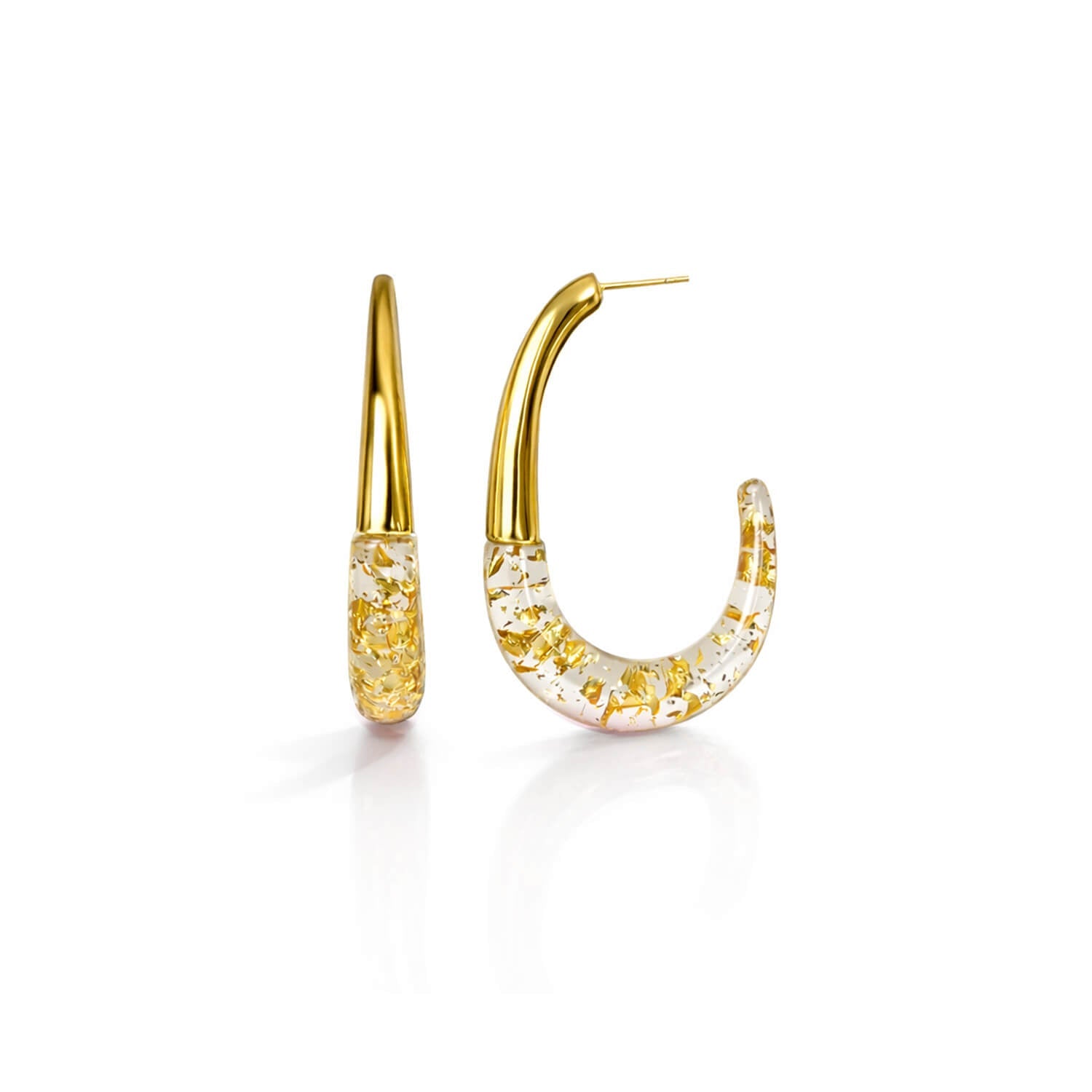 J Hoop Earrings
