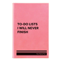 Personalized TO DO List Leatherette Journal (small) | Pink