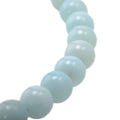 Natural Amazonite Round Bead Strand 5.78mm - Soft Blue Green Gemstone