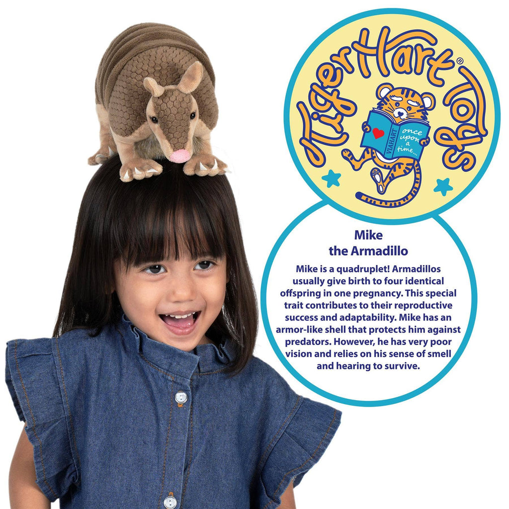 Mike the Texas Armadillo 10" Premium Plush — Western Critter (Quadruplet Story)