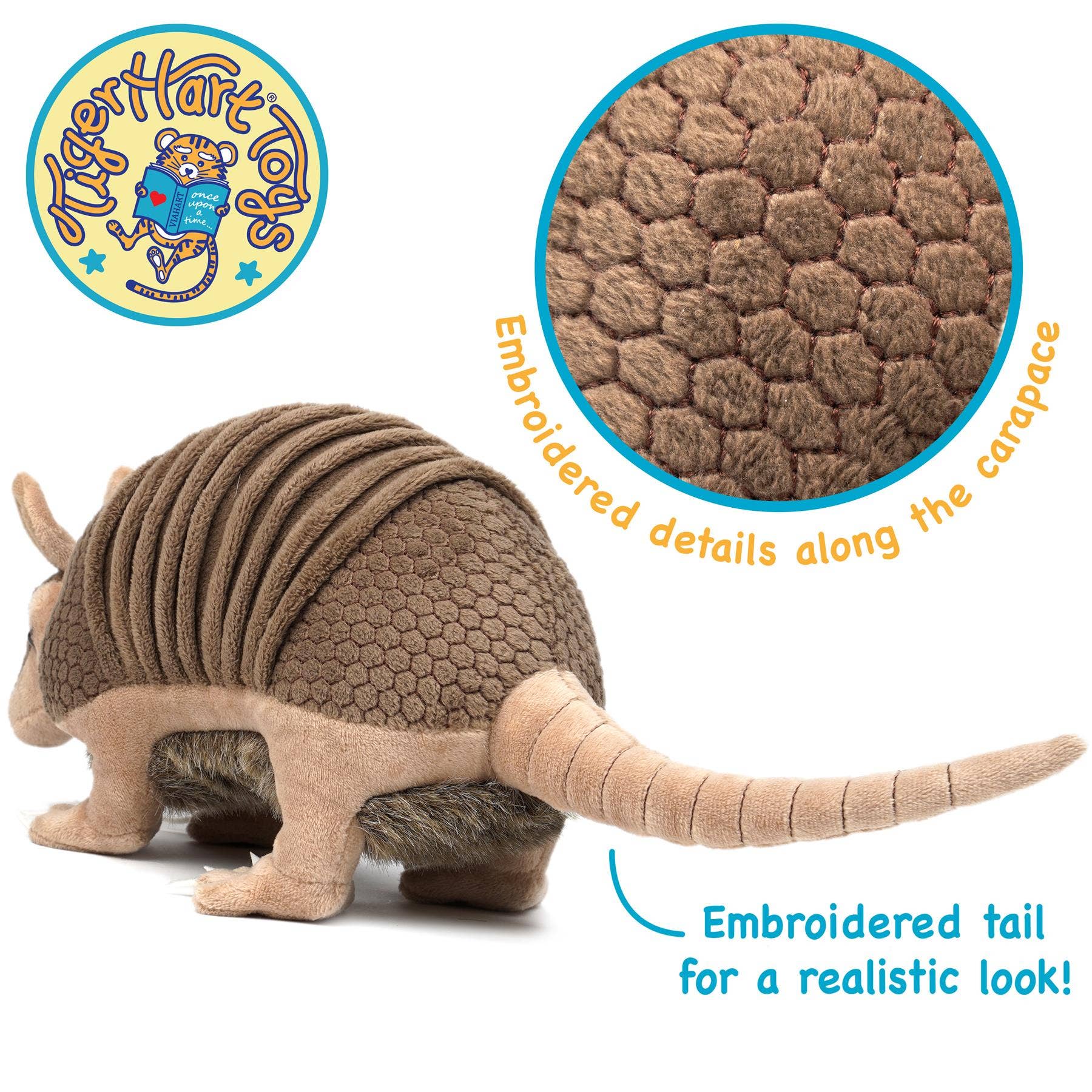 Mike the Texas Armadillo 10" Premium Plush — Western Critter (Quadruplet Story)