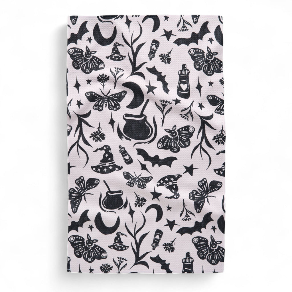 Moths, Bats, Oh My! Geometry Tea Towel
