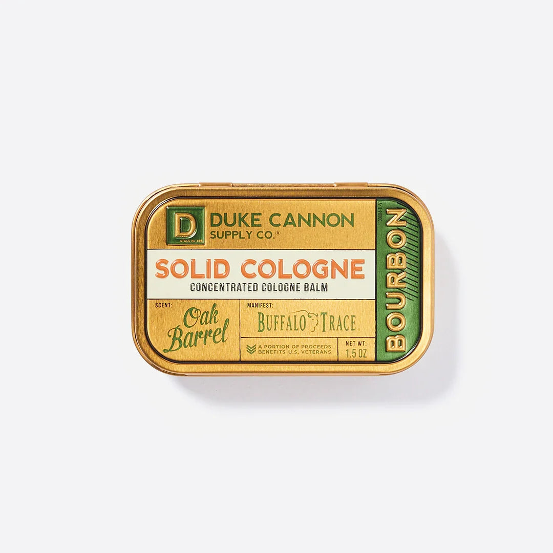 Oak Barrel - Concentrated Solid Cologne Balm | Duke Cannon