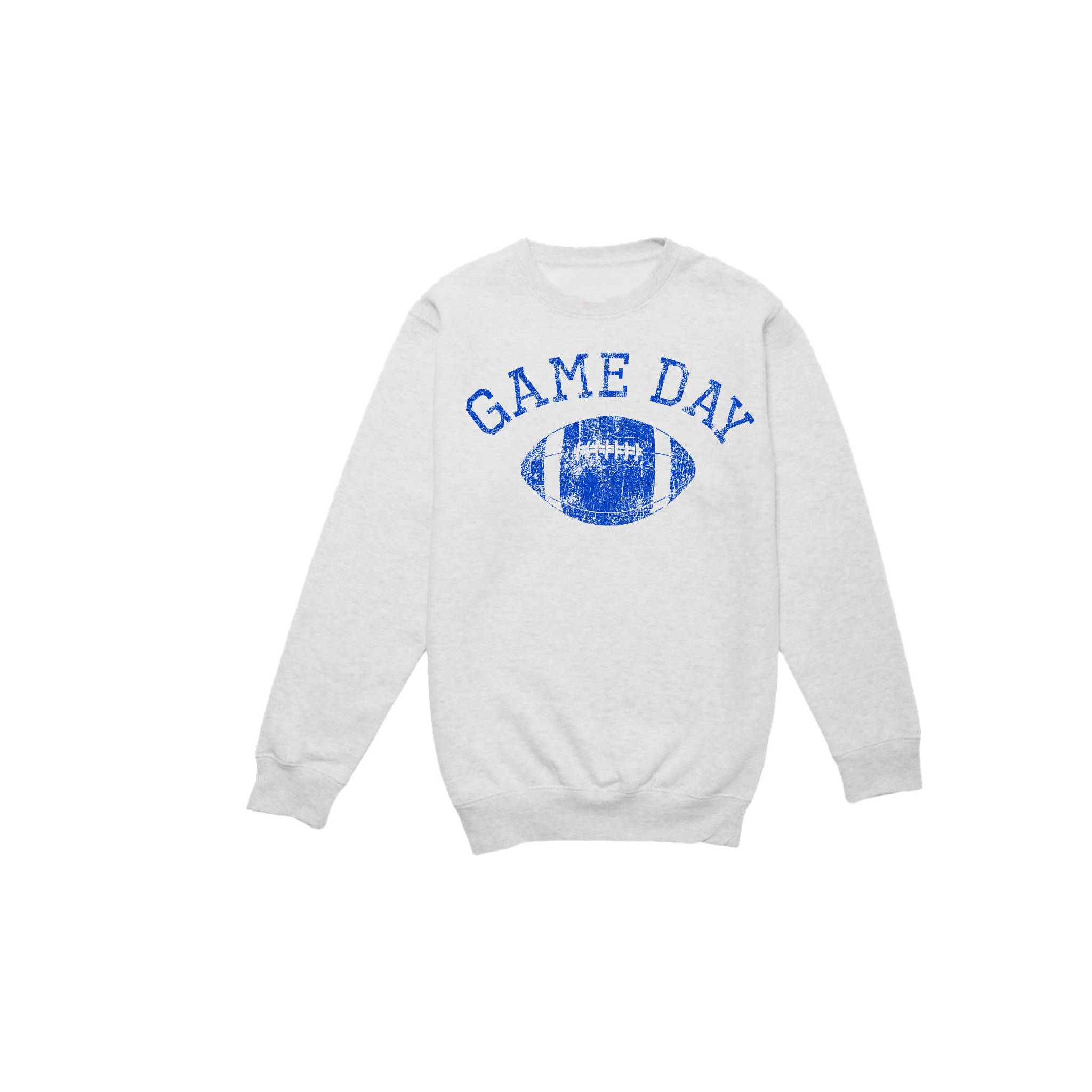 Custom Team Colors Vintage Game Day Football Sweatshirt