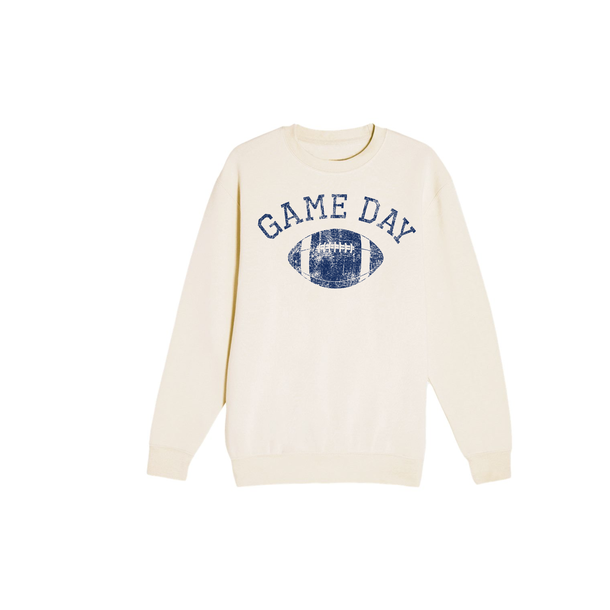 Custom Team Colors Vintage Game Day Football Sweatshirt