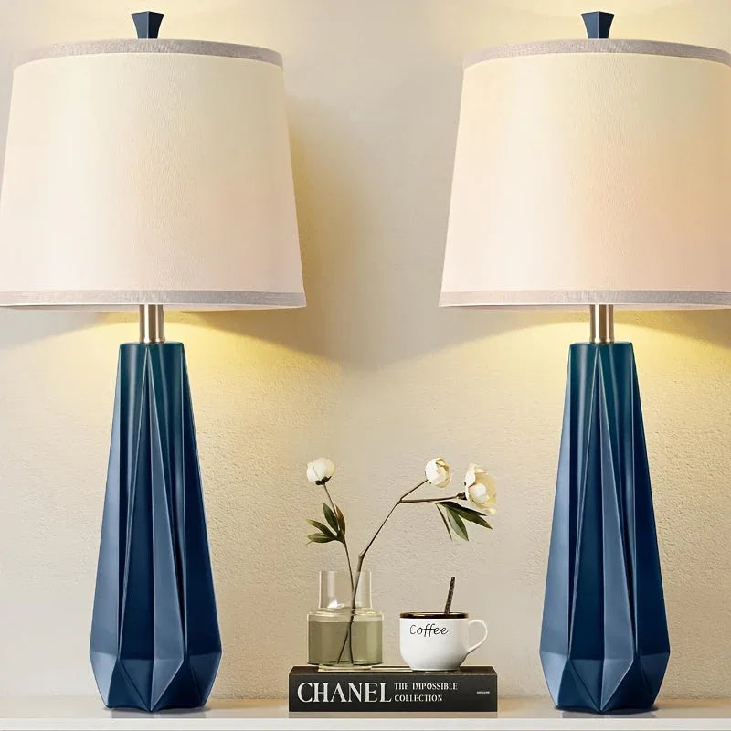 Table Lamp - Modern Navy Blue 27