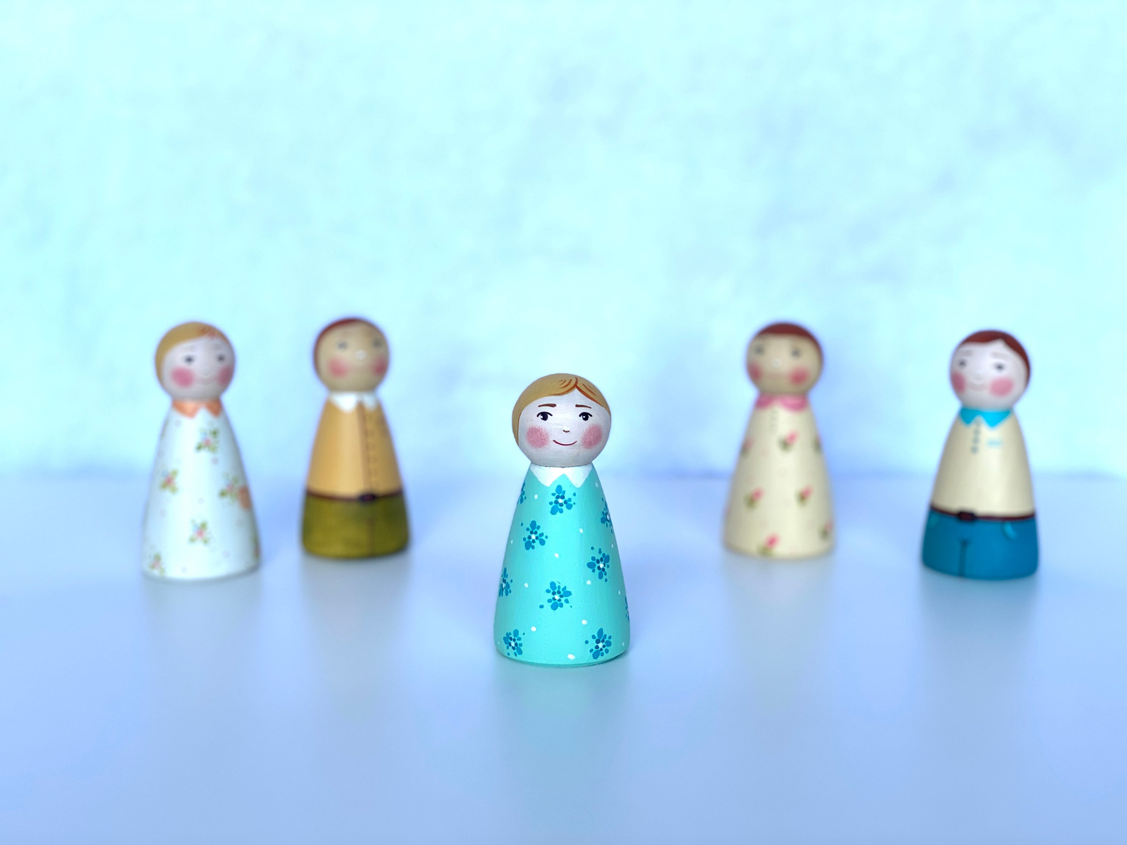 Wooden Peg Dolls Boy/Girl