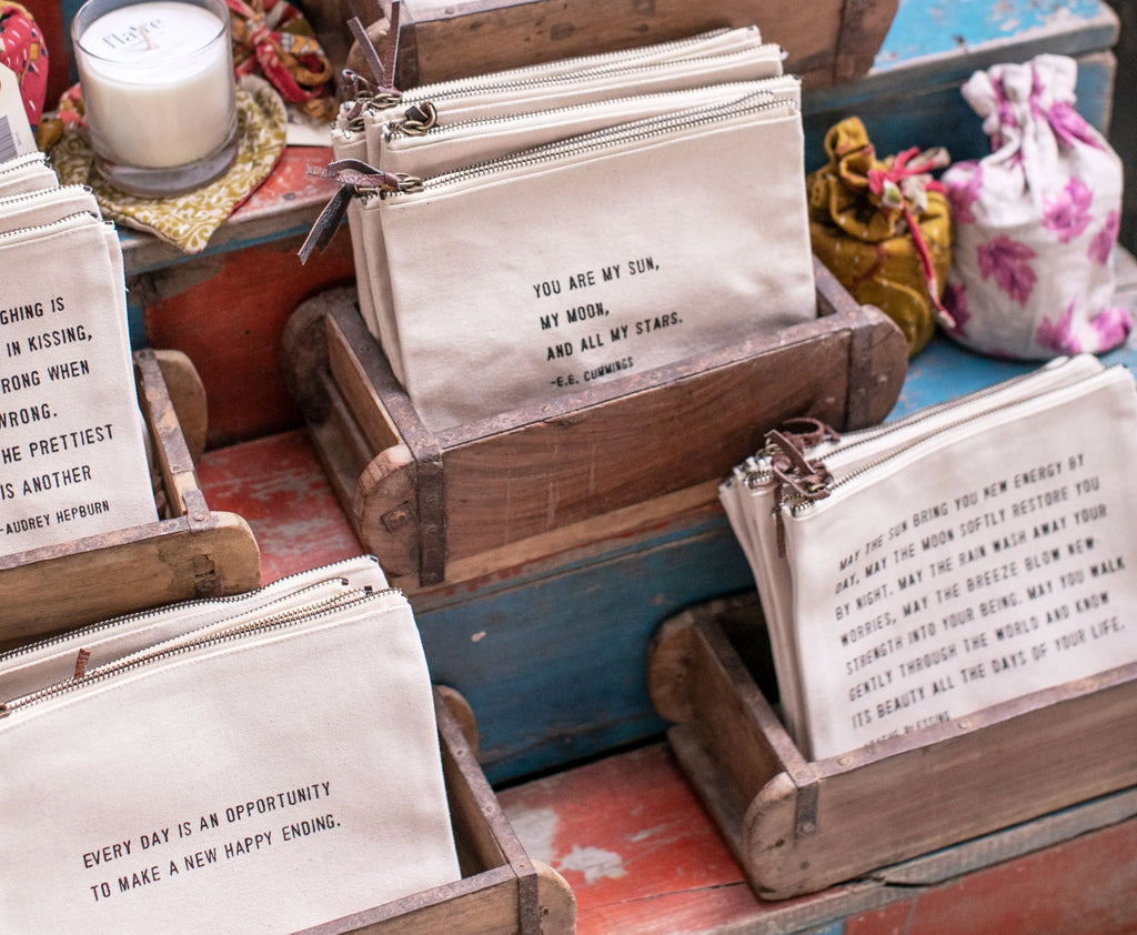 Life Itself (Hans Christian Andersen Quote) Canvas Zip Bag
